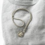 Allrounder "Cleo" in mittellang mit Münze Farbe: Hellgrau opaque (Blickdicht) – Bild 3