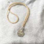 Allrounder "Cleo" in mittellang mit Münze Farbe: Cremebeige opaque (Blickdicht) – Bild 3