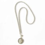 Allrounder "Cleo" in mittellang mit Münze Farbe: Hellgrau opaque (Blickdicht)