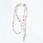 Zikaden Hippiekette Shiloh lange Sommerkette mit Silberner Zikade ✪ Ibiza Style ✪ Hippie Boho Stil