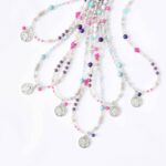 New* neue Farben Juwelenkind Bettelkette "Patras" mit farbigen Highlights und Madonna Münze – Bild 2