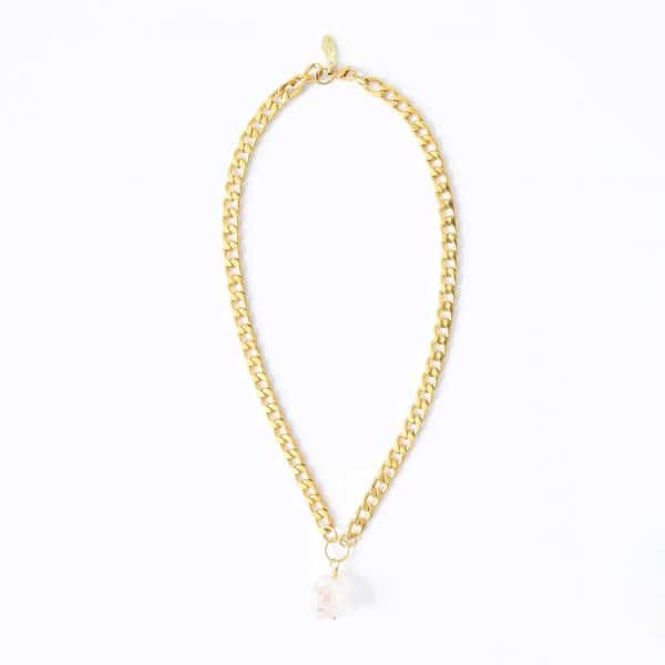 Hochwertige Bergkristall Ohrringe  Kreolen Ohrringe Ohrringe 24K vergoldet – Bild 4