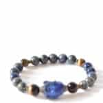 Buddha Armband Lapis Lazuli Tigerauge – Bild 5