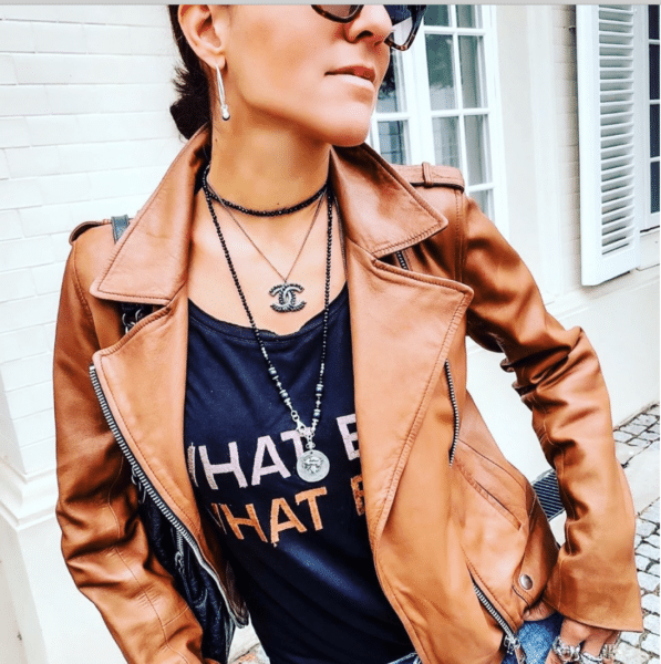 Neue Farbe ! Allrounder, Halskette Cleo in schwarz braun mit Münze Coin – Bild 4