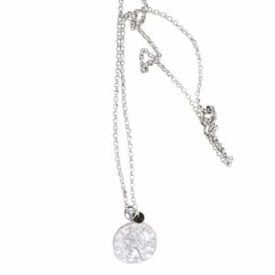 Silbermünze 925er Silberkette mit römischer Münze 90cm