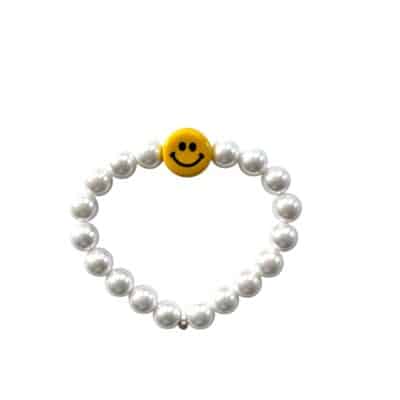 Perlen Armband HAPPY - KERAMIK – Bild 2