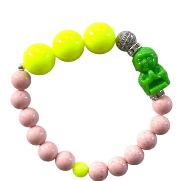 MUSTER Leuchtendes Happy Buddha Armband HAPPY BUDDHA