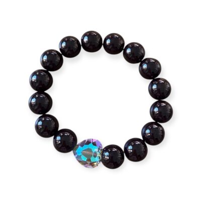 Elastisches Bead Armband  BLACK 5 Designs – Bild 6