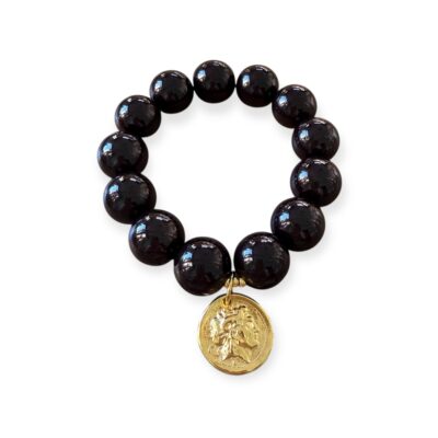 Elastisches Bead Armband  BLACK 5 Designs – Bild 2