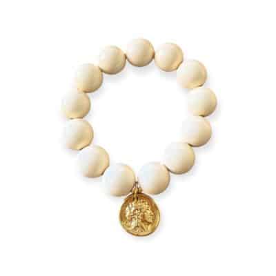 Elastisches Bead Armband  SUNFLOWER SAND 5 Designs Hellbeige