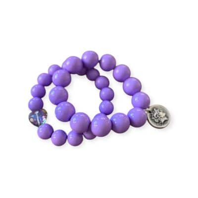 Elastisches Bead Armband  LILAC 5 Designs