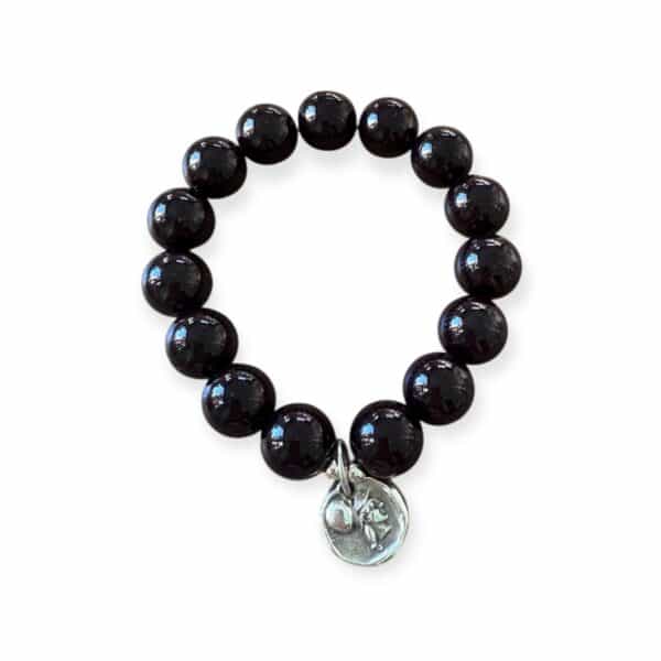 Elastisches Bead Armband  BLACK 5 Designs – Bild 3