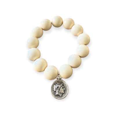 Elastisches Bead Armband  SUNFLOWER SAND 5 Designs Hellbeige – Bild 6