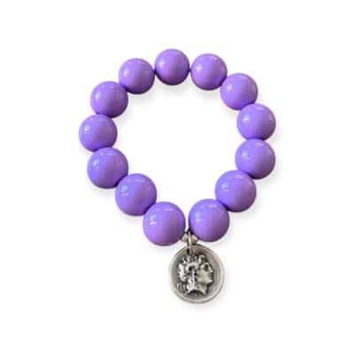 Elastisches Bead Armband  LILAC 5 Designs – Bild 4