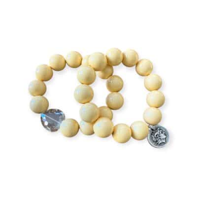 Elastisches Bead Armband  VANILLA 5 Designs