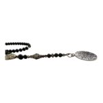 MUSTER schwarze Onyx Y-Bettelkette aus Kugeln – Bild 4