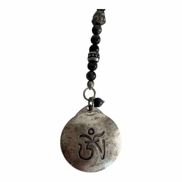 MUSTER schwarzgraue Tigerauge Y-Bettelkette aus Kugeln – Bild 4