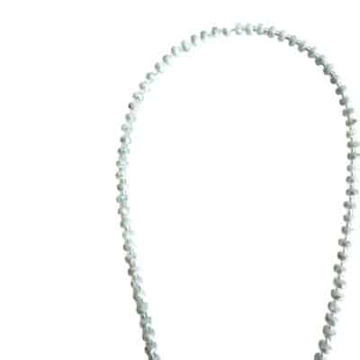 Kurzkette  "Svede"  Glasschliff Graublau – Bild 5