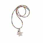 MUSTER Rosa Variante, Sommer Must Have Halskette mit Edelstein SEESTERN aus Rosenquarz – Bild 3