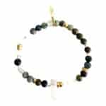 MUSTER Stilvolles Edelstein Armband FREJA mit Bergkristall Spitze – Bild 2