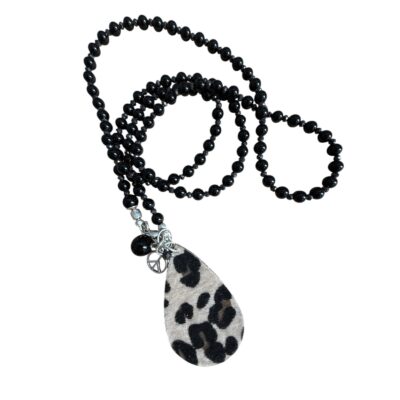 Wechselkette "Aida" Onyx in Schwarz Glanz – Bild 2