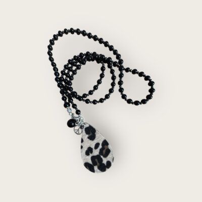 Wechselkette "Aida" Onyx in Schwarz Glanz