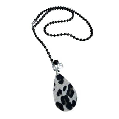Wechselkette "Aida" Onyx in Schwarz Glanz – Bild 3