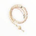 Halskette "Callie" Jaspis in Hellbeige – Bild 2