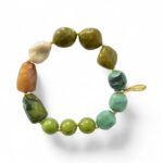 *LIMITIERT* Armband in Edelsteinoptik in Braun GRÜN