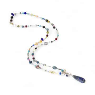 Halskette mit  Lapis Lazuli Tropfen – Bild 7