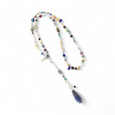 Halskette mit  Lapis Lazuli Tropfen – Bild 5