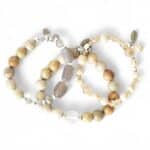 Armband "Callie" Jaspis in Hellbeige – Bild 2