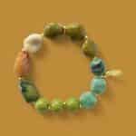 *LIMITIERT* Armband in Edelsteinoptik in Braun GRÜN – Bild 2