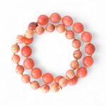 *LIMITIERT* 2er Armband Set in Edelsteinoptik Himbeere