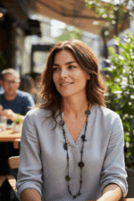 Rundhalskette Dragonfly OnYX Spikes böhmisches Glas in Schwarz – Bild 2