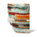 NADIA  DAFRI Paris ILKNUR M Multicolor handgefertigte Designer Handtasche Bag Luxus Eisblau / Orange / Braun UNIKAT unique – Bild 4