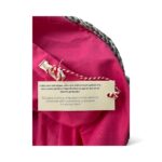 NADIA  DAFRI Paris ILKNUR M Multicolor handgefertigte Designer Handtasche Bag Luxus Eisblau / Orange / Braun UNIKAT unique – Bild 3