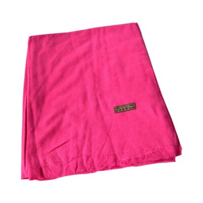 leicht Gewebter Kaschmir Wollschal – Warmer & Leichter Schal für Damen/Herren, 200×60 cm Fuchsia – Bild 2