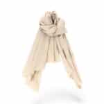 Leicht Gewebter Kaschmir Wollschal – Warmer & Leichter Schal für Damen/Herren, 200×60 cm Beige