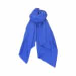 Leicht Gewebter Kaschmir Wollschal – Warmer & Leichter Schal für Damen/Herren, 200×60 cm Royalblau