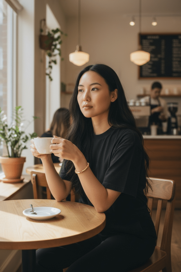 Zauberhaftes Armband 5 Farben Röhrchen Armband mit Muschelkernperlen Gold – Bild 4