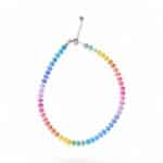 Kurzkette "Tropical" aus Jaderondellen