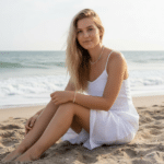 Kurzkette "Silesian" aus Jaderondellen – Bild 3