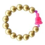 Buddha Armband Gold und Neon – Bild 5