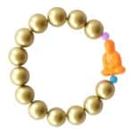 Buddha Armband Gold und Neon – Bild 4