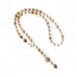 Fossil Jaspis Edelstein Halskette – Bild 2