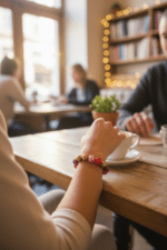 5 Varianten! Armband Miami Beach Gold Bunter Kugelmix – Bild 2