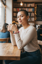 5 Varianten! Armband Miami Beach Gold Bunter Kugelmix – Bild 6