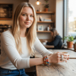 Silberkugel  Buntes Miracle Bead  Armband Perlenmix – Bild 4