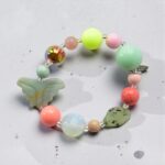 Amazonit Schmetterling Edelstein Harz Mix Achat Scheibe